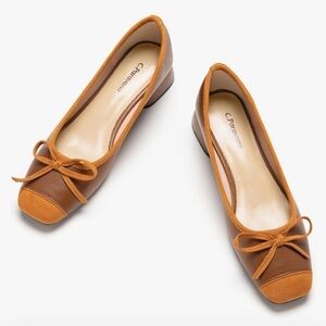 NWT C.Paravano Women's Pump | Square Toe | Closed Toe Chunky Heels